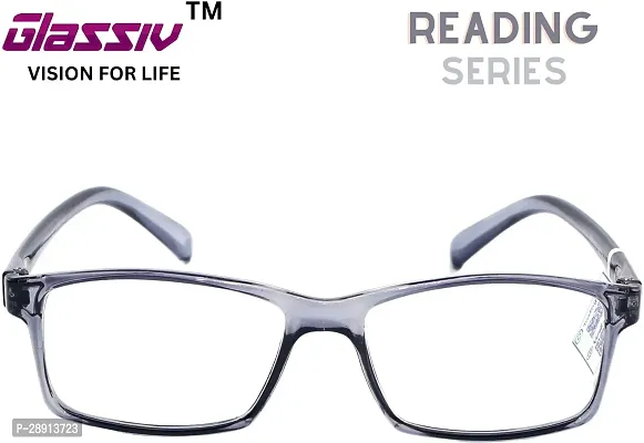 GLASSIV Full Rim +1.75 Square Reading Glasses 50 mm