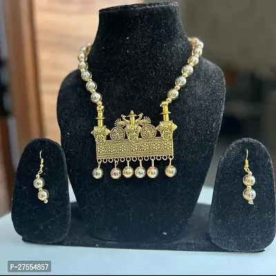 Stylish Brass Jewellery Set For Women