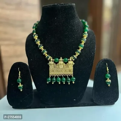 Stylish Brass Jewellery Set For Women