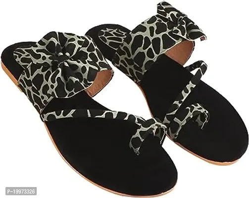 Elegant Black PU Sandals For Women-thumb0
