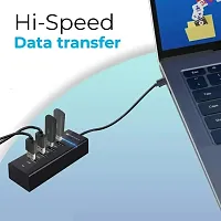 Usb 4 PORT  3.0 Hub |Usb 4 port Hub|usb data cable| Extention Hub cable| File transfer cable |Hi Speed Data transfer Cable Hub| usb Hub for laptop/pc-thumb2