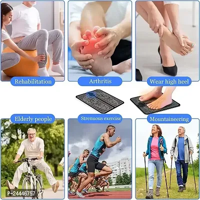 Rechargeable ( EMS ) FOOT massager mat , Muscle Stimulator, Simulated Massage Therapy for Foot,Hands,Arms,Shoulder,Arthritis Pain and Vericose Veins,Drug-free Pain Relief-thumb5