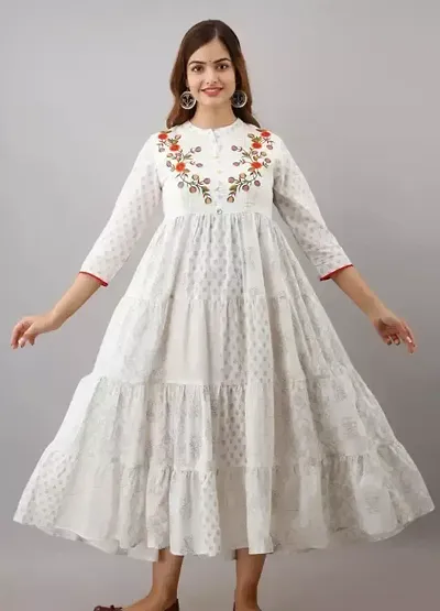 Beautiful Anarkali Cambric Kurta