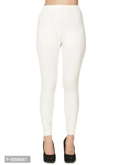 Classic Cotton Lycra Solid Leggings for Women-thumb0