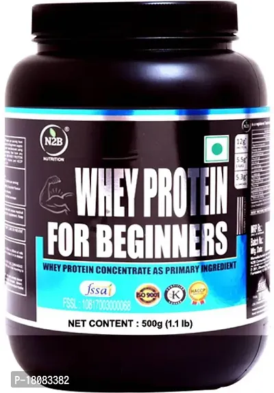 N2B Whey Protein/mass gainer/muscles gainer for Beginners 500g Whey Protein (500 g, Chocolate)