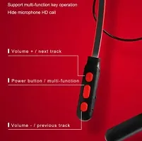 B11 Neckband Bluetooth Headphones Up to 8 Hrs Battery Backup Wireless Bluetooth Headset  (multicolour, In the Ear)-thumb1