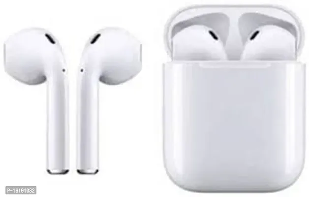 i12 tws earpods Bluetooth Headset 91 Bluetooth Headset  (White, True Wireless)-thumb0