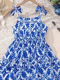 Beautiful Cotton Printed Frock For Girl-thumb1