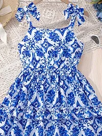 Beautiful Cotton Printed Frock For Girl-thumb2