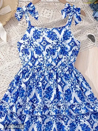 Beautiful Cotton Printed Frock For Girl-thumb3