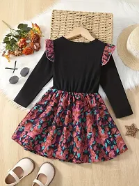 Beautiful Modal Printed Frock For Girl-thumb3