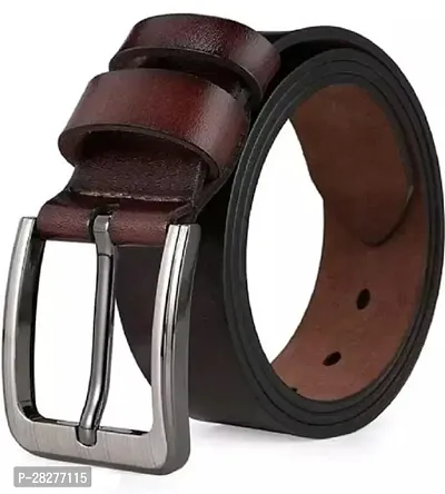 Classic Leather Solid Belt for Men-thumb0