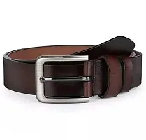 Classic Leather Solid Belt for Men-thumb2