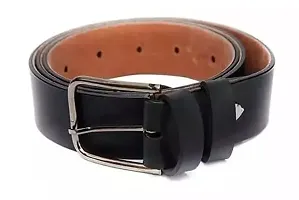 Classic Leather Solid Belt for Men-thumb3