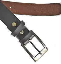 Classic Leather Solid Belt for Men-thumb1