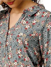 LAYA Women's Regular Fit Floral Printed Top - (7H-BTUO-ZS01)-thumb2