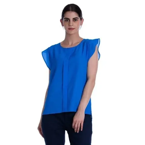 LAYA Women's Regular Fit Casual Fashion Top - (HIVA)