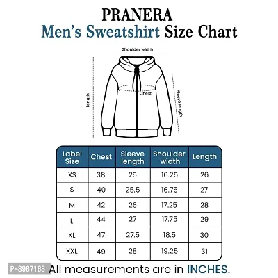 PRANERA Laya Men's Cotton Hooded Sweatshirt - (Robb)-thumb5