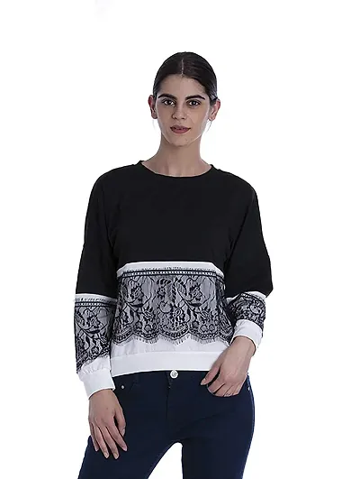 LAYA Women's Polyester Cowlneck Sweatshirt - (QW-GGWQ-CK9J)