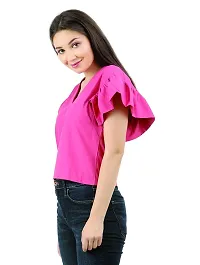 LAYA Women's Regular Fit Top - (MJ-UA60-SQMP)-thumb3