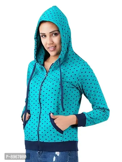 LAYA Women's Cotton Hooded Sweatshirt - (TYRA)-thumb0