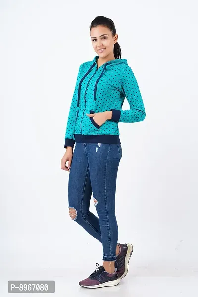 LAYA Women's Cotton Hooded Sweatshirt - (TYRA)-thumb5