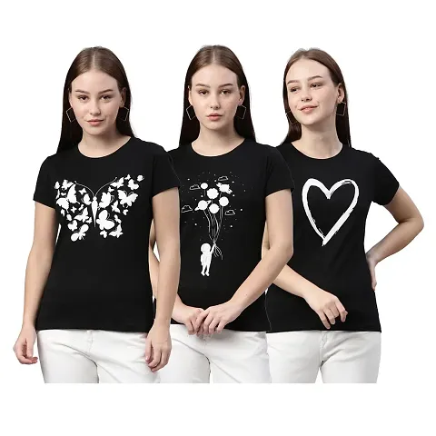 LAYA Women's T-Shirt (Pack of 3)