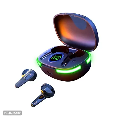 NEW TRENDY Pro 60 TWS Wireless Earbuds with Colorful Breathing Lights and Easy Touch Controls EARBUDS-thumb0