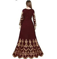 Designer Embroidered Semi-Stitch Gown For Women-thumb1