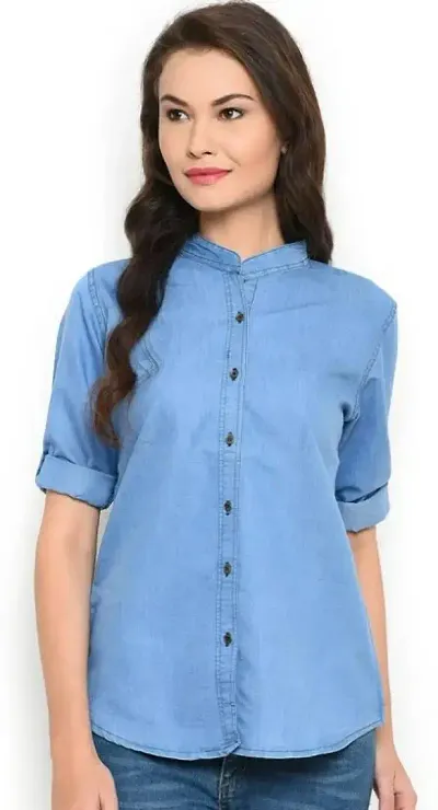 Stylish Solid Shirt For Women