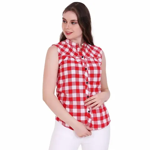 Elegant Checked Shirt For Women