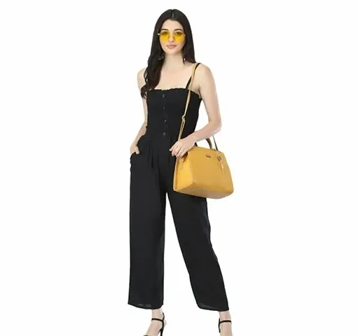 Stylish Rayon Self Pattern Jumpsuits For Women