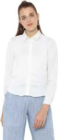 Solid White Regular Fit Shirt