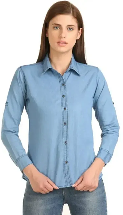 Stylish Solid Shirt For Women