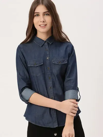 Classic Solid Shirts for Women