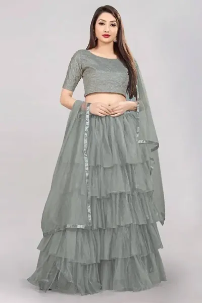 Women NET Lehenga Cholis with Dupatta