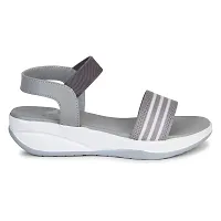 Stylish P-3 fashion sandals for women and girls (Grey, numeric_4)-thumb1