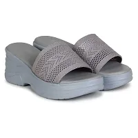 Saphire High Heel Casual Sandals For Women and Girls (Grey, numeric_8)-thumb3