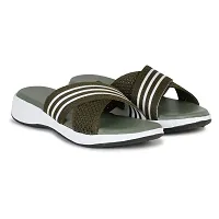 Saphire Extra Soft Light weighted Casual/Official Sandals for Women/Girls (Olive, numeric_3)-thumb3