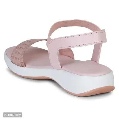 Saphire Flat Sandal,Slipper For Women's And Girl's (Peach, numeric_4)-thumb3