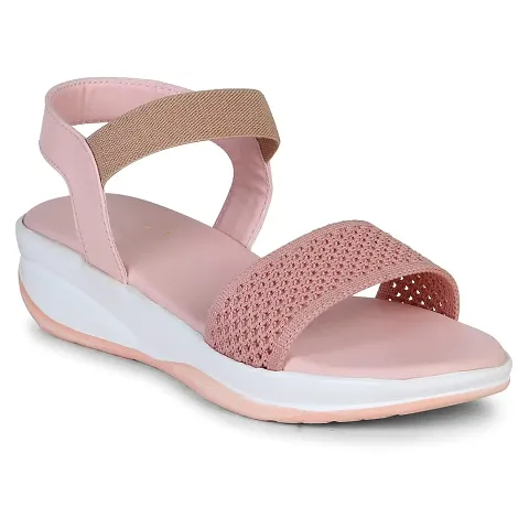 Stylish P-3 fashion sandals for women and girls (Grey, numeric_4)