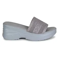 Saphire High Heel Casual Sandals For Women and Girls (Grey, numeric_8)-thumb1