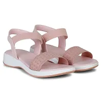 Saphire Flat Sandal,Slipper For Women's And Girl's (Peach, numeric_4)-thumb3