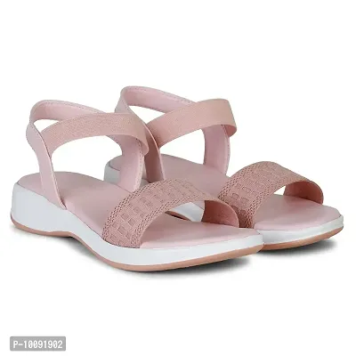 Saphire Flat Sandal,Slipper For Women's And Girl's (Peach, numeric_4)-thumb4