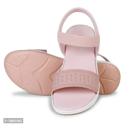 Saphire Flat Sandal,Slipper For Women's And Girl's (Peach, numeric_4)-thumb5