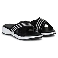 Saphire Extra Soft Light weighted Casual/Official Sandals for Women/Girls (Black, numeric_7)-thumb3