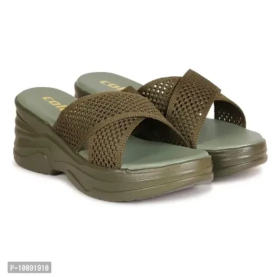 Saphire Stylish sandals for women (Olive, numeric_8)-thumb4