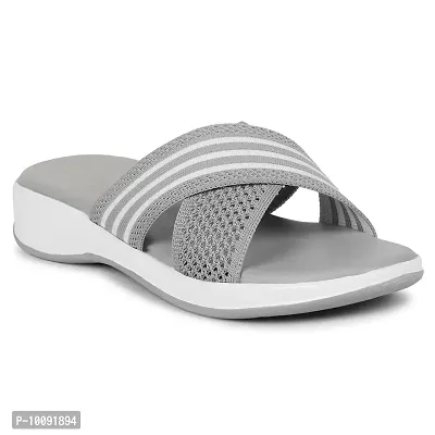 Saphire Extra Soft Light weighted Casual/Official Sandals for Women/Girls (Grey, numeric_3)-thumb0