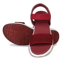 Saphire Women's Casual Strap sandals P-5 Series (Mahroon, numeric_7)-thumb4