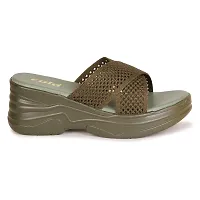 Saphire Stylish sandals for women (Olive, numeric_8)-thumb1